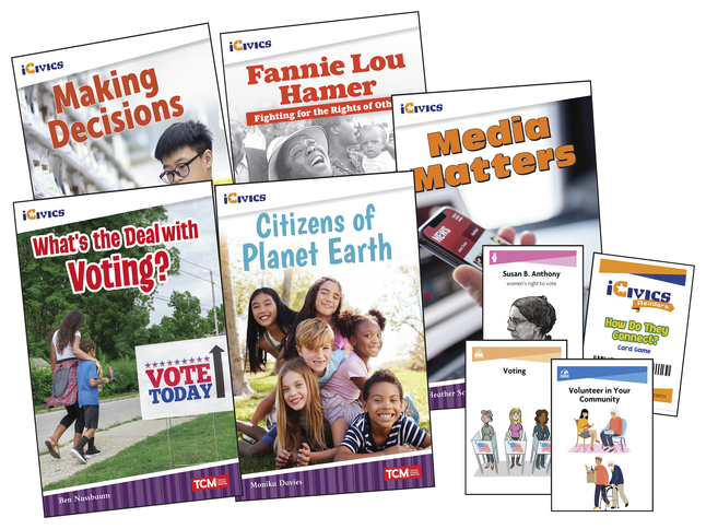 Image for Teacher Created Materials Community & Social Awareness Book Set and Game Cards, Grade 4 from School Specialty