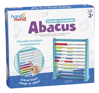 Hand2Mind Color Changing Abacus, Grades PreK to 2, Item Number 2097309