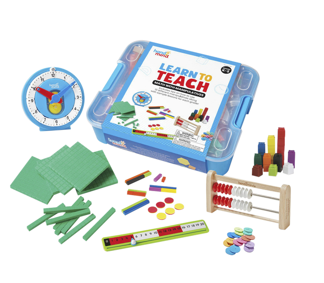 Hand2Mind Manipulatives Math Learn To Teach, Grades K to 5, Item Number 2097315