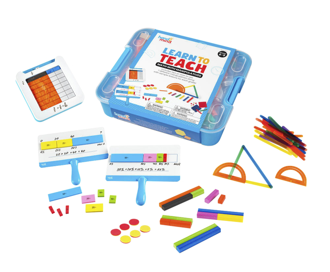 Hand2Mind Manipulatives Math Learn To Teach, Grades 6 to 9, Item Number 2097317