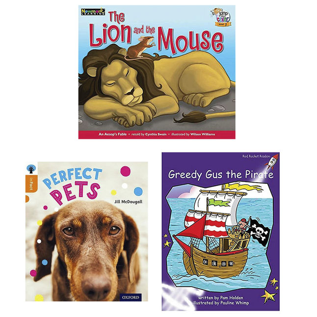 Achieve It! Guided Reading Class Pack Book Collection, Reading Levels J, Grade 1, Set of 16, Item Number 2097363