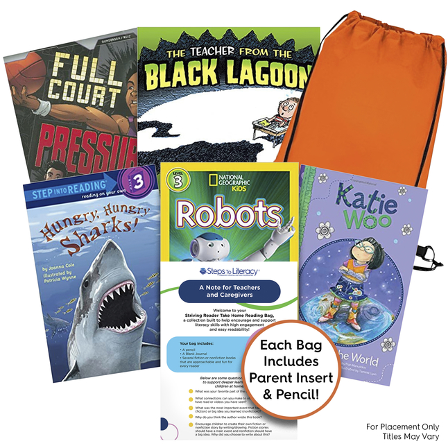 Achieve It! Take Home Bag Striving Readers, Grades 3, Set of 9, Item Number 2097397