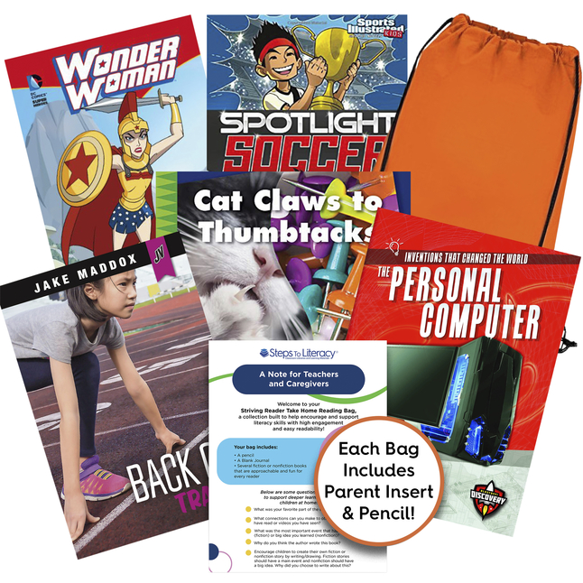 Achieve It! Take Home Bag Striving Readers, Grades 5, Set of 11, Item Number 2097401