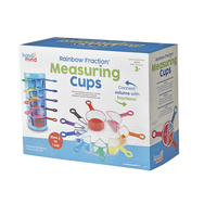 Image for Hand2Mind Measuring Cups Rainbow Fraction, Grades PreK to 3, Set of 9 from School Specialty