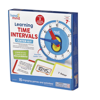 Hand2Mind Time Learning Intervals Kit, Grades 3 to 8, Item Number 2098301
