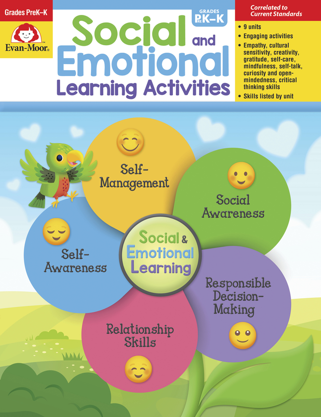 Image for Evan-Moor Social And Emotional Learning Activities, Grades PreK-K from School Specialty