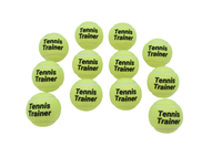 Sportime Pressure-Less Tennis Ball Trainers, Set of 12, Yellow, Item Number 2098467