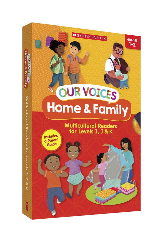 Scholastic Our Voices Home and Family, Grades 1 to 2, Set of 16, Item Number 2098540