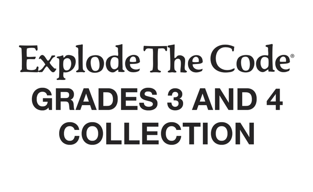 Explode The Code Grades 3 and 4 Collection, Item Number 2098632