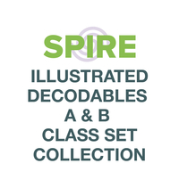 S.P.I.R.E. Illustrated Decodable Readers Class Sets A & B Collection, Item Number 2098645