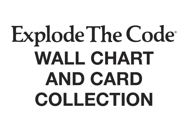 Explode The Code Wall Chart and Card Collection, Item Number 2098673