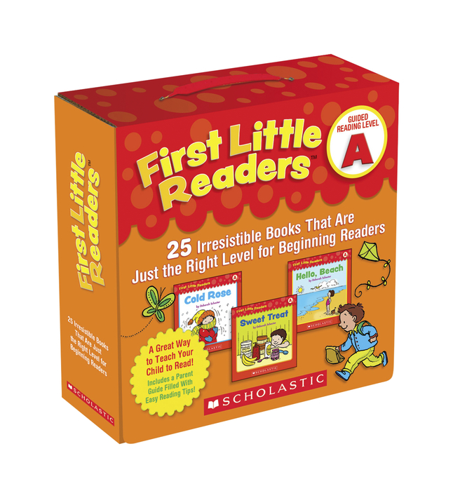 Image for Scholastic First Little Readers Level A Single Set with Parent Guide, 25 Readers, Grades PreK-2 from School Specialty