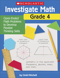 Scholastic Workbook Investigate Math, Grade 4, Item Number 2098715