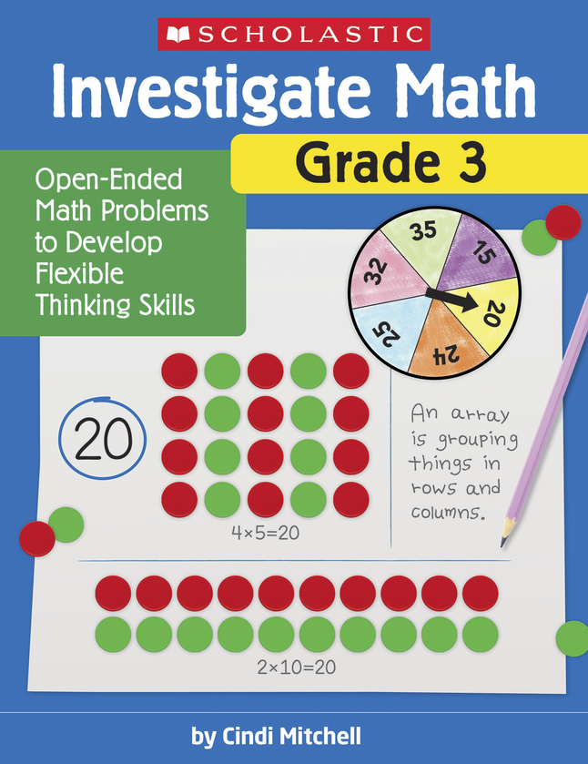 Image for Scholastic Workbook Investigate Math Workbook, Grade 3 from School Specialty