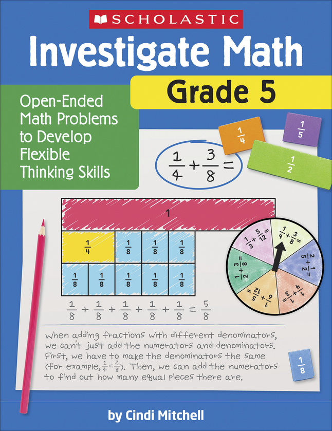Image for Scholastic Workbook Investigate Math, Grade 5 from School Specialty