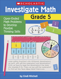 Scholastic Workbook Investigate Math, Grade 5, Item Number 2098718