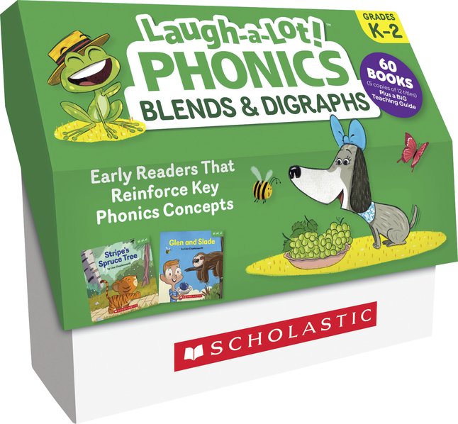 Image for Scholastic Books Laugh-A-Lot Phonics Blends and Digraphs Class Set, 60 Readers, Grades PreK-2 from School Specialty