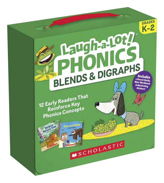 Image for Scholastic Books Laugh-A-Lot Phonics Blends and Digraphs Single Set, 12 Readers, Grades K-2 from School Specialty