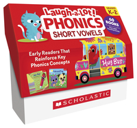 Scholastic Books Laugh-A-Lot Phonics Short Vowels Single Set, Grades PreK-2, Item Number 2098724
