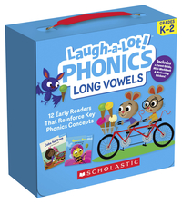 Scholastic Books Laugh-A-Lot Phonics Long Vowels Single Set, Grades PreK to 2, Item Number 2098729