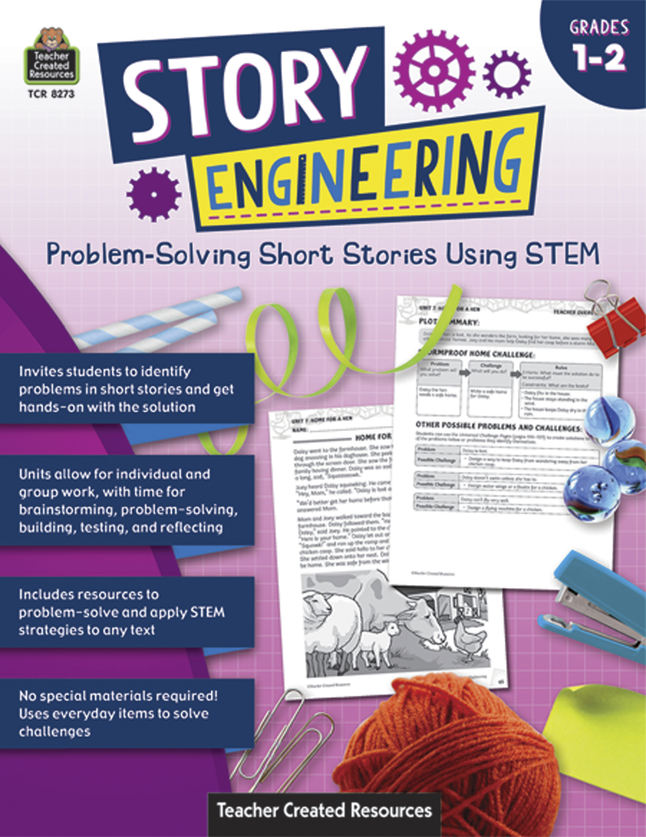 Image for Teacher Created Resource Workbook Story Engineering, Grades 1 to 2 from School Specialty