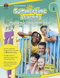 Teacher Created Resource Workbook SummerTime Learning, Grade 5, Item Number 2098932