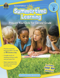 Teacher Created Resource Workbook SummerTime Learning, Grade 2, Item Number 2098935
