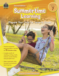 Teacher Created Resource Workbook SummerTime Learning, Grade 7, Item Number 2098938