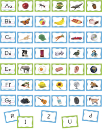 Teacher Created Resource Alphabet Pocket Chart Cards, Item Number 2098942
