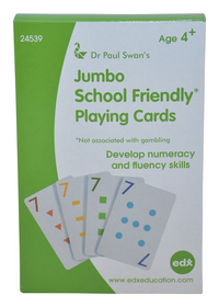 Image for School Friendly Jumbo Card Deck, Set of 56 from School Specialty