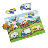 Image for Melissa & Doug Vehicles Peg Puzzle from School Specialty