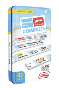 Junior Learning Dominoes Compound Words, Grades PreK to 5, Item 2099069