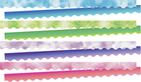 Barker Creek Tie-Dye and Ombre Double-Side Borders, 2-1/4 x 36 Inches, Set of 4, Item Number 2099128