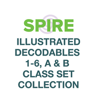 Spire Illustrated Decodables 1 to 6 A and B Class Collection, Item Number 2099154