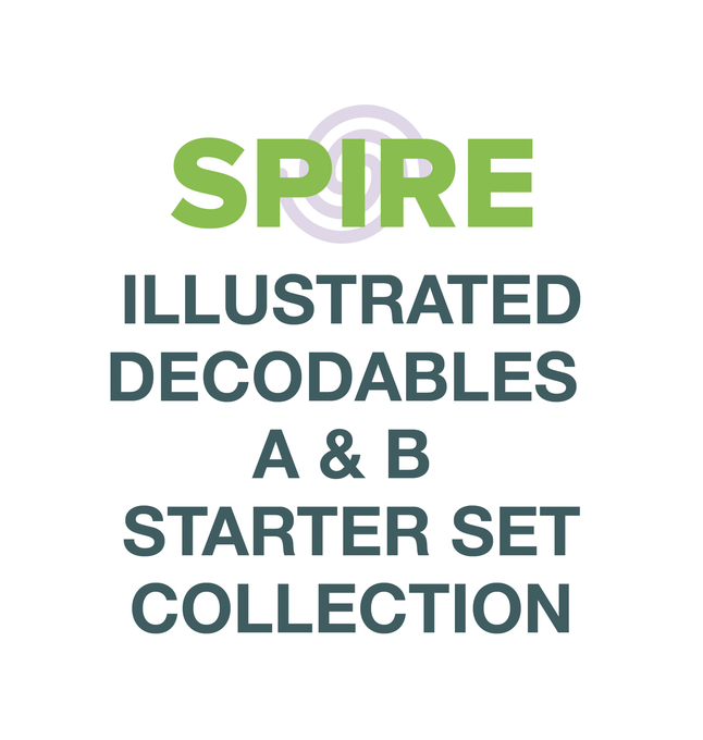 Spire Illustrated Decodables A and B Starter Collection, Item Number 2099164