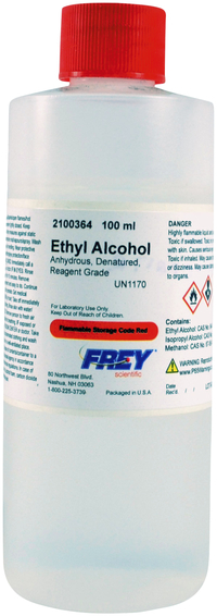 Image for FREY, ETHYL ALCOHOL,100mL from School Specialty