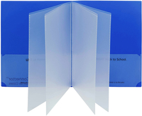 C-Line Classroom Connector Portfolio, Letter Size, Blue, Pack of 15, Item Number 2100371