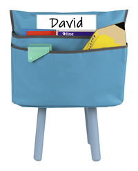 C-Line Medium Chair Cubbie, 15 Inches, Seaside Blue, Item Number 2100620