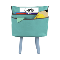 C-Line Standard Chair Storage Cubbie, 14 Inches, Seafoam Green, Item Number 2100623