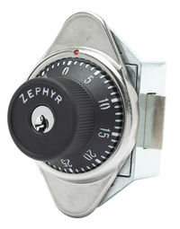 Image for Zephyr Built In Combination Lock With Spring Latch, Left Hinge, Pack Of 10 from School Specialty