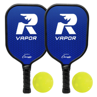 Image for Champion Sports Rhino Pickleball Vappor, 2 Player Set, Blue/Black from School Specialty