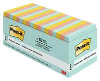 3M Post-it Notes Cabinet Pack, 3 x 3 Pads, Beachside Cafe Colors, Item Number 2101132