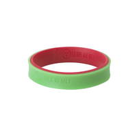 Chewigem Adult Flip Bangle, Green/Red, Item Number 2101392