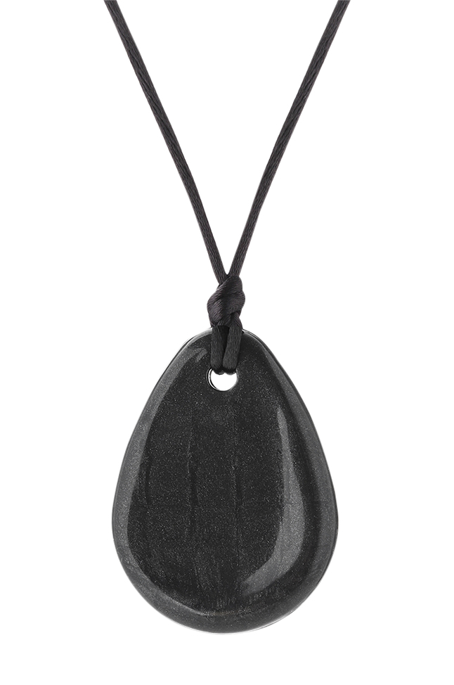 Image for Chewigem Raindrop Pendant, Black from School Specialty