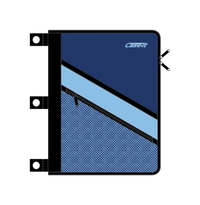 Case·it Padded Removable Tablet Case for Binders, Black, Item Number 2101613