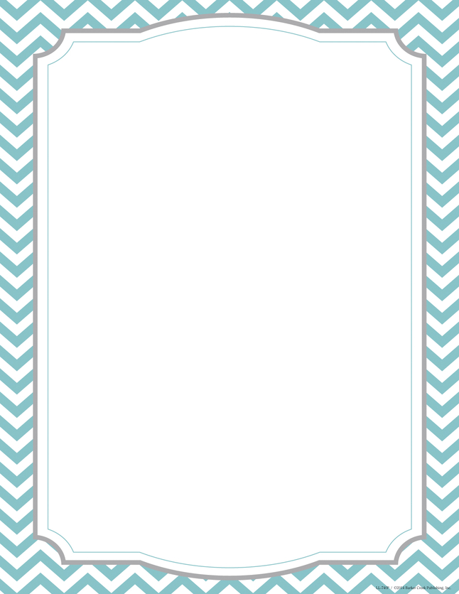 Barker Creek Designer Computer Paper Set, Chevron & Stripes, 4 Designs ...