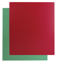 Flipside Two Sided Project Sheet, 22 x 28 Inch, Red/Green , Bulk Pack of 25, Item Number 2102234