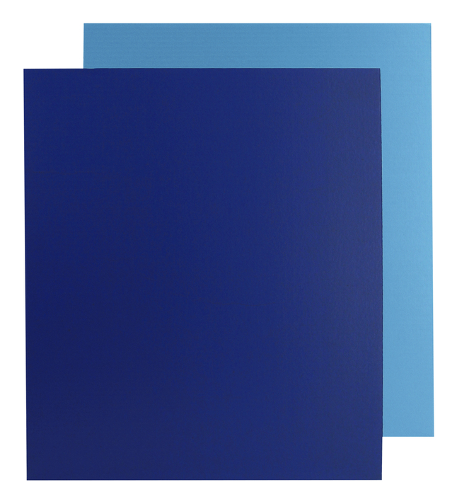 Image for Flipside Blue Two Sided Project Sheet, 22 x 28 Inches, Blue/Sky Blue, Bulk Pack of 25 from School Specialty