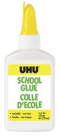 UHU White School Glue, 4.12 Ounces, Item Number 2102275