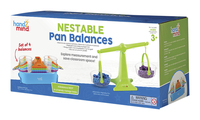 Hand2Mind Nestable Pan Balance, Set of 4, Item Number 2102674